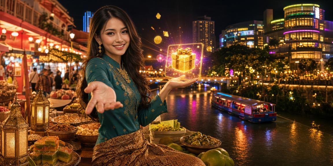Bonus deposit Hari Raya di Melaka dengan suasana perayaan tempatan