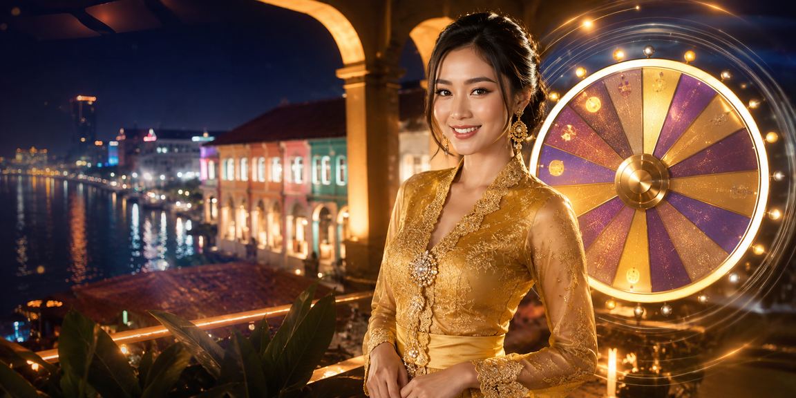 Suasana cabutan bertuah dan jackpot di Penang dengan pemakaian kebaya tradisional